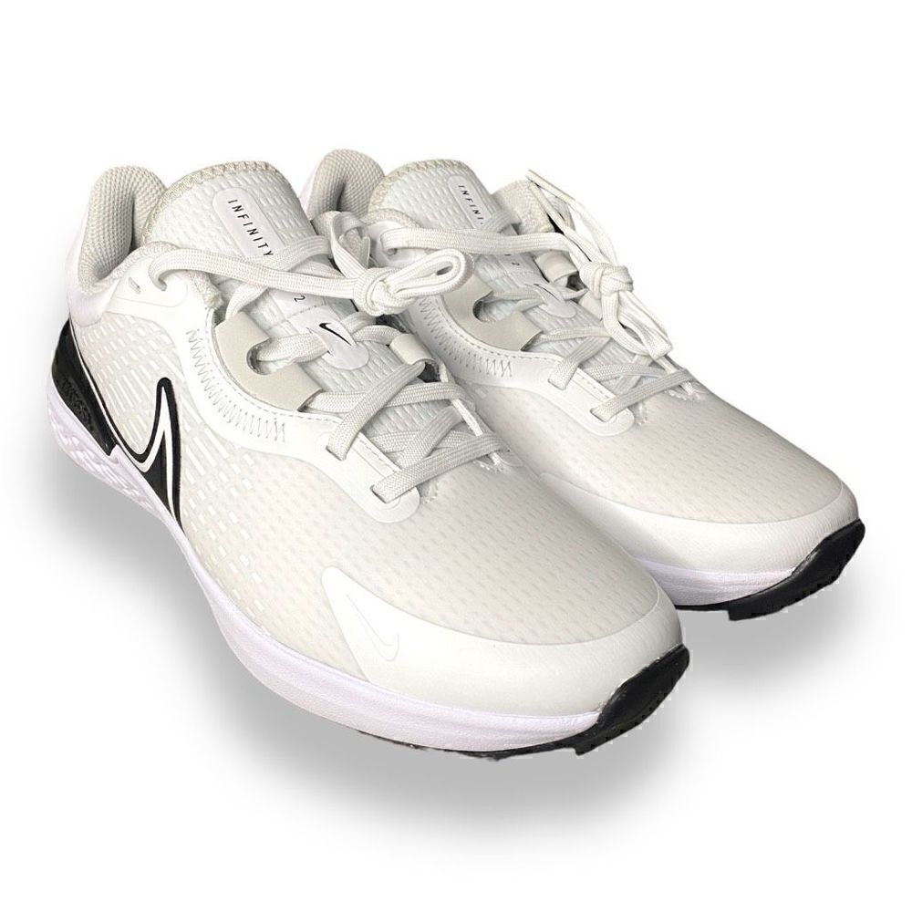 Nike Infinity Pro 2 Golf Shoes White Black Photon Dust DJ5593-115 Mens size 9